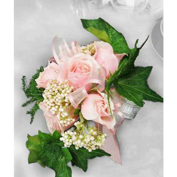 Pink Wrist Corsage