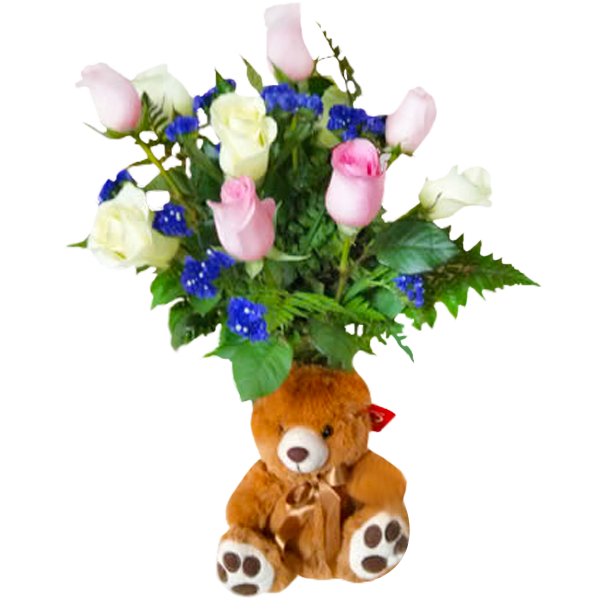 Beary Nice Roses