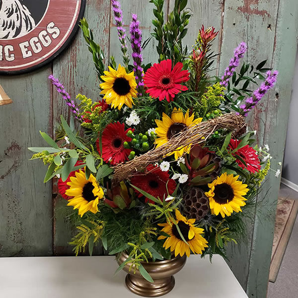 Grapevine and Sunflower