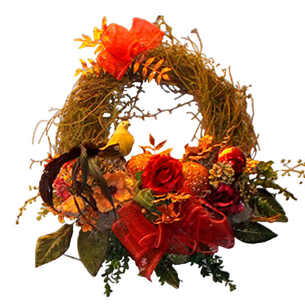 Fall Door Wreath
