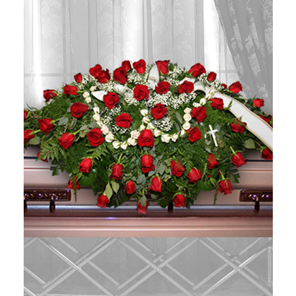 Rosary Casket Spray