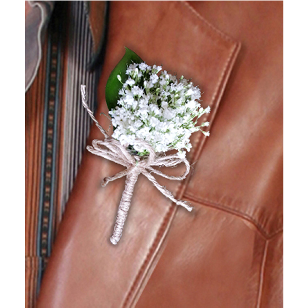 Baby’s Breath Boutonniere