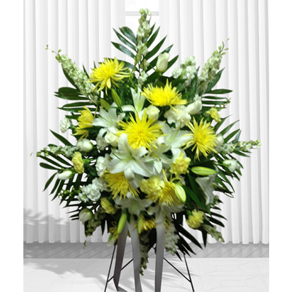 Yellow And White Easel