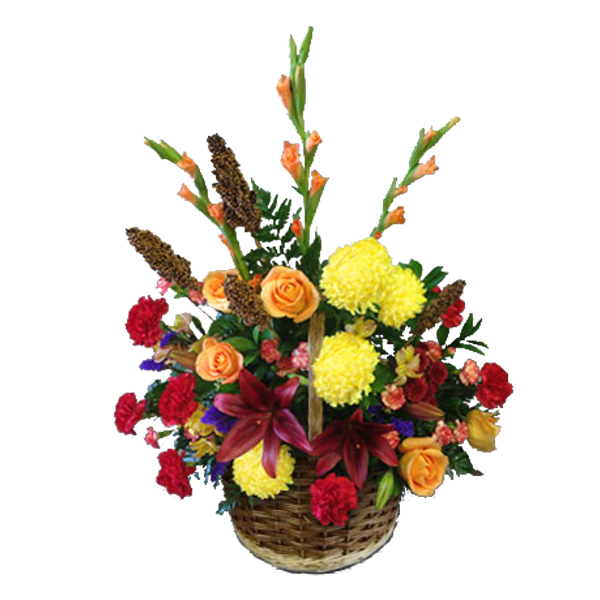 Autumn Blooms Basket