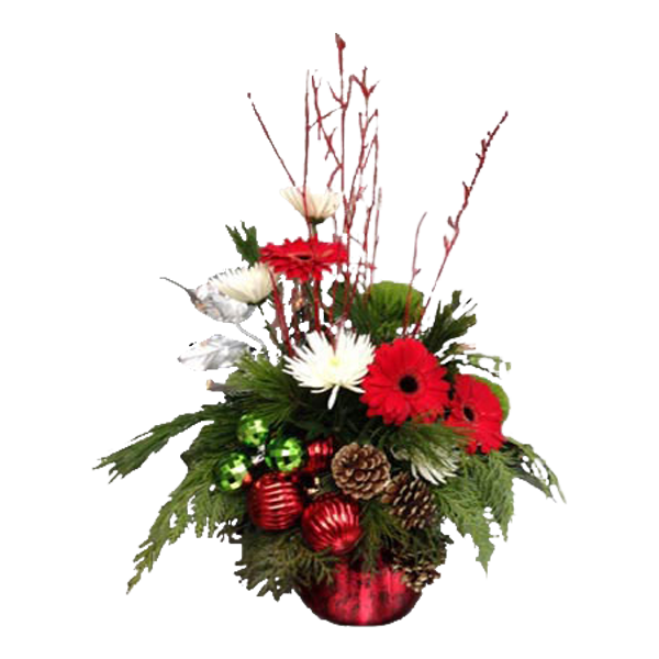 Christmas Ornament Arrangement