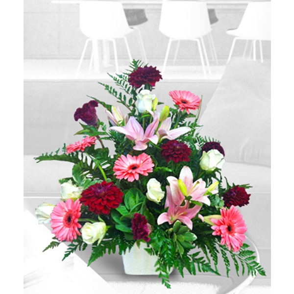 Burgundy and Pink Sympathy