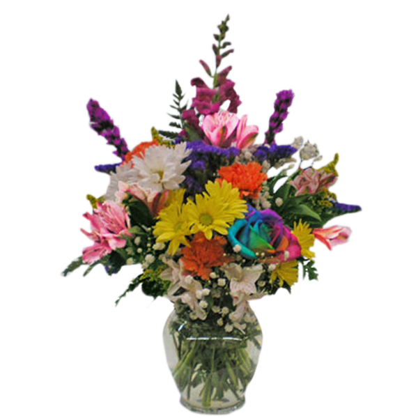 Mix With Rainbow Rose