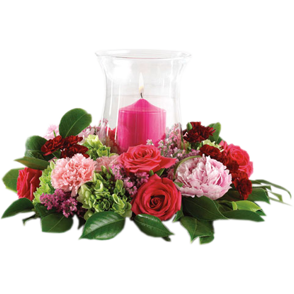 Hurricane Candle Centerpiece