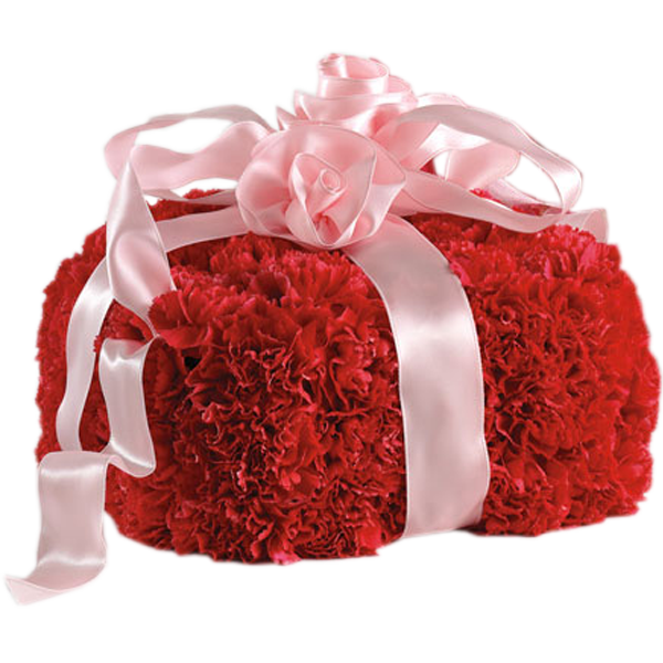 Carnation Gift Box Centerpiece